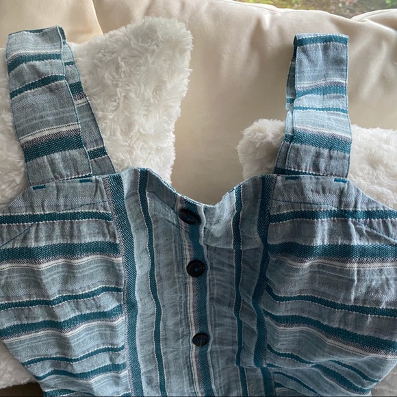 Woman’s ROXY SWEETER DREAMS SHORT DRESS~Corsair River Stripe~NWT~Size S - Picture 5 of 14